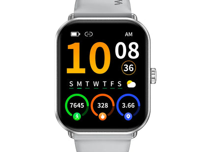Weofly Weofly Active 2 Smart Watch for Men & Women, 1.85″ HD Display, Fitness & Heart Rate Tracker, IP68 Waterproof, 100+ Sports Modes, Compatible with Android & iOS (1 Year Warranty)