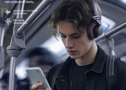 Weofly Mixer Open Ear Headphones, Wireless Headphones, 40-Hour Playtime with Carrying Case (Black)