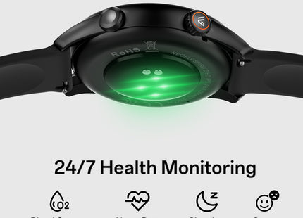 Weofly Spirit 2 Smart Watch for Men & Women, 1.39″ HD Display, Fitness & Heart Rate Tracker, IP68 Waterproof, 100+ Sports Modes, Long Battery Life, Compatible with Android & iOS (1 Year Warranty)