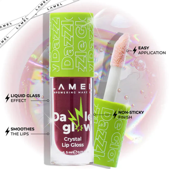 LAMEL Crystal Lip Gloss Dazzle Glow №407, 5ml