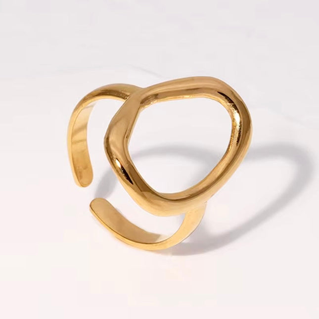 18K GOld Plated Adjustable Rings