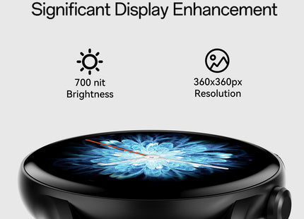 Weofly Spirit 2 Smart Watch for Men & Women, 1.39″ HD Display, Fitness & Heart Rate Tracker, IP68 Waterproof, 100+ Sports Modes, Long Battery Life, Compatible with Android & iOS (1 Year Warranty)