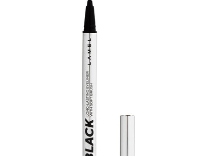 LAMEL Black Eyeliner With Soft Brush №401 Deep Black