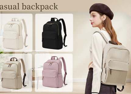 Laptop Backpack Women Casual Travel Backpack Water Resistant Anti Theft College Notebook Backpacks Business Back Packs for Work