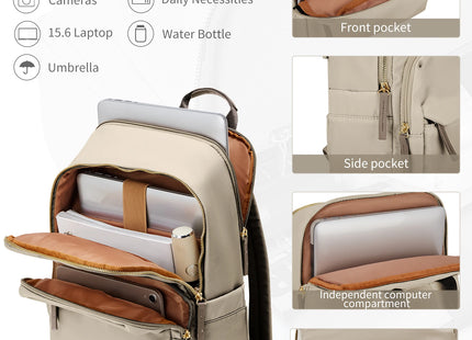 Laptop Backpack Women Casual Travel Backpack Water Resistant Anti Theft College Notebook Backpacks Business Back Packs for Work