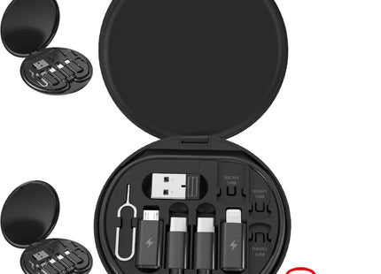 Multi USB Type C to C 60W Charging Adapter Cable Kit USB C to Lighting Conversion Set USB A & Type C to Micro/Type C/Lighting