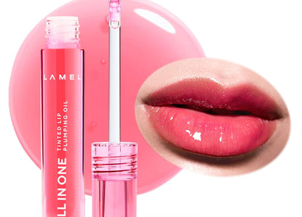 LAMEL All in One Lip Tinted Plumping Oil №401 Peachy 3ml