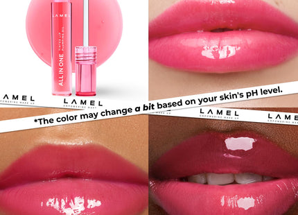 LAMEL All in One Lip Tinted Plumping Oil №401 Peachy 3ml