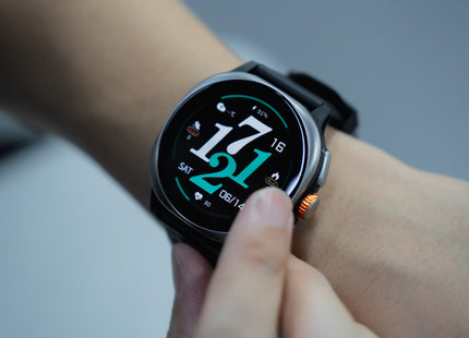 Weofly Vive 2 GPS Smart Watch with 1.43" AMOLED Display, Bluetooth Calling, 5ATM Waterproof, Heart Rate & SpO2 Monitor, Android & iPhone Compatible - Silver