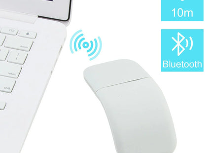 Bluetooth 4.0 Wireless Silent Arc Touch Mouse With Bag Foldable Ultra Thin Gaming Mouse For Microsoft Laptop