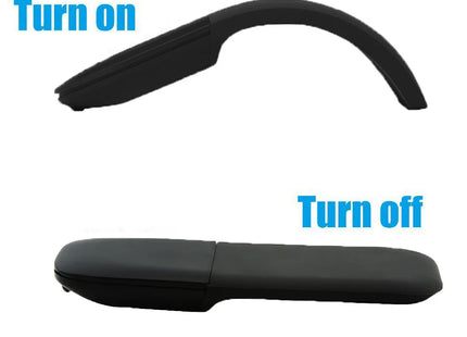 Bluetooth 4.0 Wireless Silent Arc Touch Mouse With Bag Foldable Ultra Thin Gaming Mouse For Microsoft Laptop
