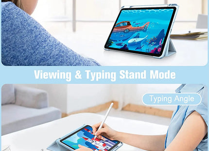 For iPad Case 10.2 9th 8th 7th 10 10th Generation Pro 11 13 2024 12.9 2022 Cover Pencil Holder Funda For iPad Air 5 4 10.9 Cases