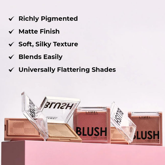 LAMEL Blush Cheek Colour №405 Pink Blossom 3.8gm
