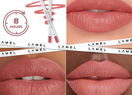 LAMEL Long lasting Gel Lip Liner №408 Pink Plum