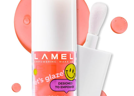 LAMEL Moisturizing Lip Oil LET'S GLAZE 402 Strawberry Jam 4gm
