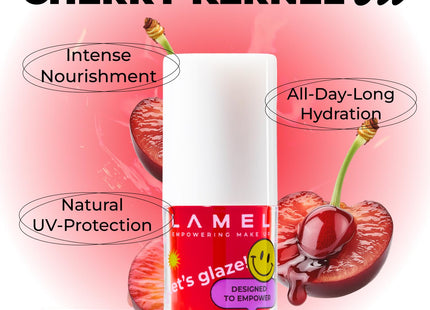 LAMEL Moisturizing Lip Oil LET'S GLAZE 403 Sweet Cherry 4gm