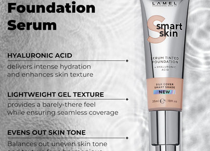 LAMEL Smart Skin Serum Tinted Foundation №401 Porcelain 35ml