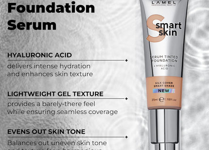 LAMEL Smart Skin Serum Tinted Foundation №404 Latte 35ml