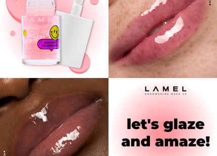LAMEL Moisturizing Lip Oil LET'S GLAZE 401 Marshbellow 4gm