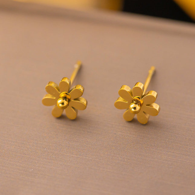 Vintage Flower Waterproof Earrings