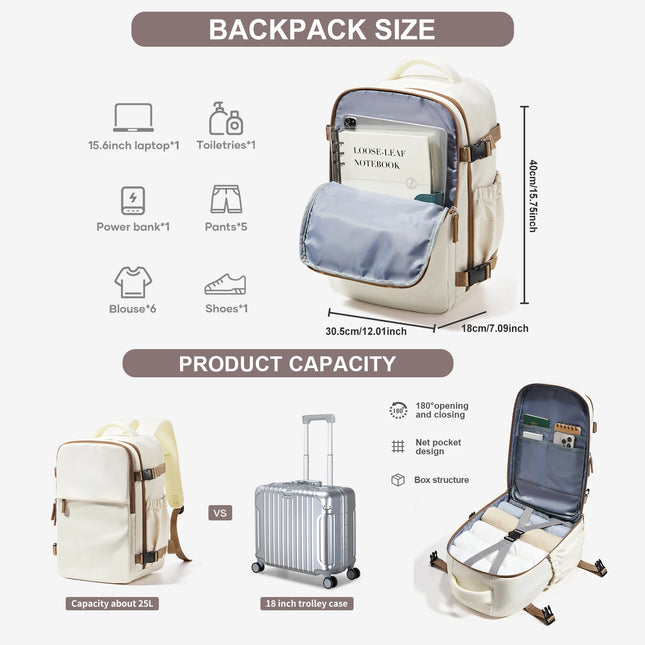 Travel Backpack Wizzair 40x30x20 Short Distance Carry on ...