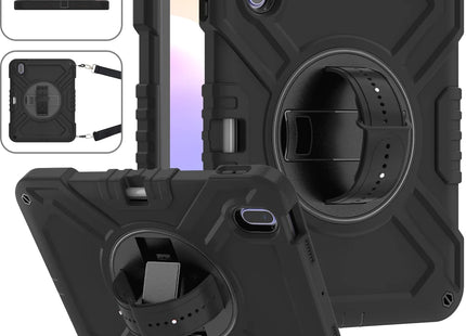 Shockproof Case for iPad 10th(2022) 10.9 inch with 360° Rotating Hand Strap, Portable Shoulder Strap and Pencil Slot