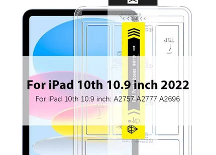 Dust Free Easy Installation Tempered Glass For iPad Air 13 11 10 12.9 M4 M3 A16 Pro Mini 7 6 5 Screen Protector Film Accessories