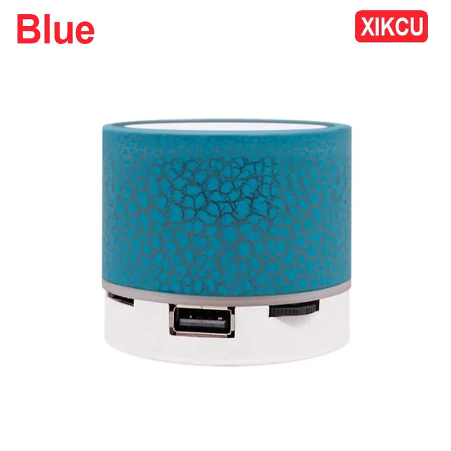 XIKCU Mini Portable Sound Box Music Car Audio Dazzling LE...