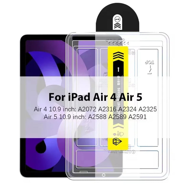Dust Free Easy Installation Tempered Glass For iPad Air 1...