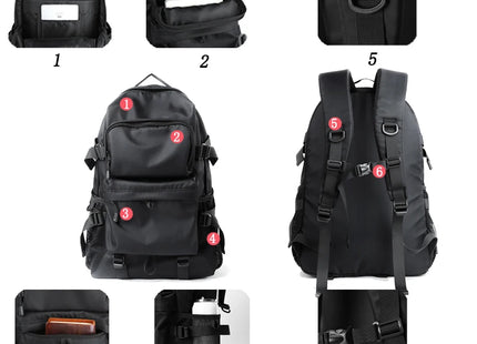 Laptop Backpack for Men, Light Weight Casual Daypack, Large Space Waterproof Travel Backpack, School Bookbag for Teenage