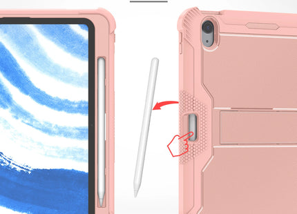 Case For iPad Air 11inch(2024)/Air4/5/6, With Kickstand and Pen Slot, Rugged Full Body Protective Cover