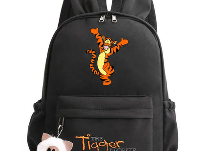 The Tigger Movie Backpack for Girl Boy Student Teenager Rucksack Casual Portable Laptop Travel Rabbit Ears Cute Mochila