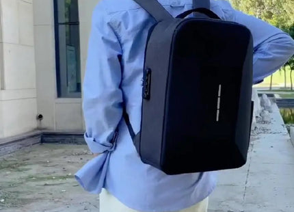 Waterproof Casual Laptop Backpack Anti-splash USB Charging Business Travel Bag For Men