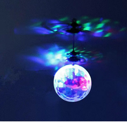 Children's Toy Induction Colorful Crystal Ball Gyroscope Intelligent Induction Floating Ball Luminous Toy