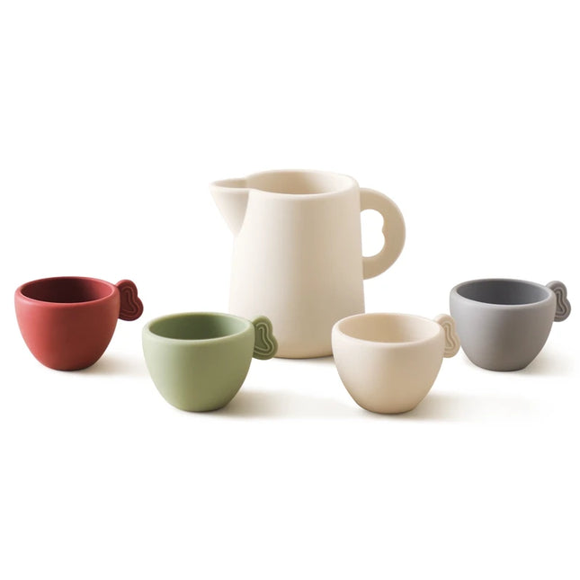 Wooden Children Montessori Toy Teapot Teacup Simulation K...