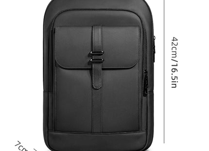 HcanKcan Men's Business Backpack Slim Waterproof 15.6 Inch Laptop Bag Casual College School Backpack Travel Rucksack Work Bags