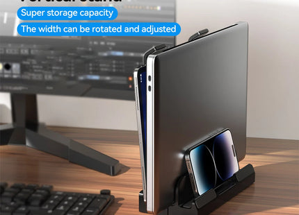Foldable Laptop Stand Notebook Computer Holder Accessories for Macbook iPad Tablet Phone Storable Holder Dual use adjustable
