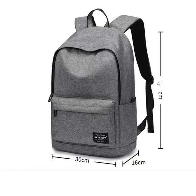 High Quality Oxford Cloth Versatile Backpack Black Grey W...