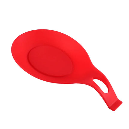 【Hot sales】Silicone Spoon Rest Spatula Holder Heat Resistant Utensil Placemat Tray Kitchen Tools