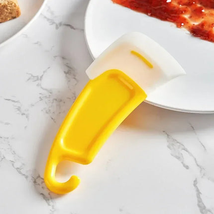 Cleaning Silicone Spatula Kitchen Scraper Soft Blade Scraper Brush Dirty Pan Pot Dishes Cleaner Tools Silicone Kitchen Utensils