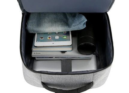 1 Pack 15.6 Inch Men's Business Computer Bag Multi-pocket High-capacity Usb Charging Work Commuting Backpack