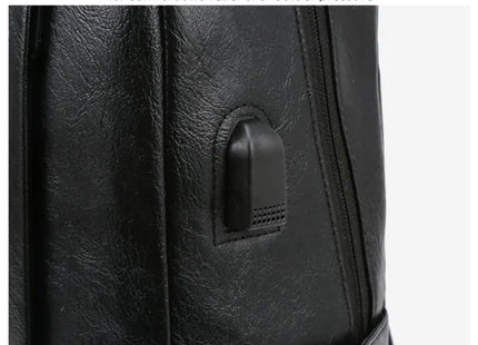 1 Pack 15.6 Inch Men's Business Simple Computer Backpack Usb Charging Lightweight Schoolbag Travel Commuting
