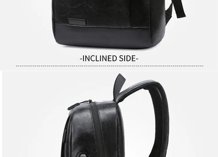 1 Pack 15.6 Inch Men's Business Simple Computer Backpack Usb Charging Lightweight Schoolbag Travel Commuting