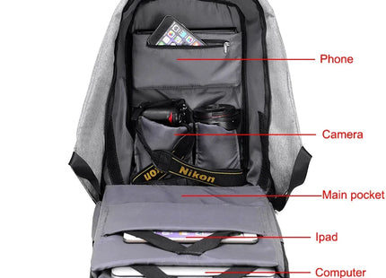 Anti-theft Backpack Bag 15.6 Inch Laptop Men Mochila Male Waterproof Back Pack Backbag Large Capacity School Backpack Designer