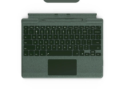 2025 New Color Microsoft Surface Pro 8/9/X/10/11 Bluetooth Magnetic Keyboard with Pen Slot,Touchpad and 7-color Backlit Keyboard