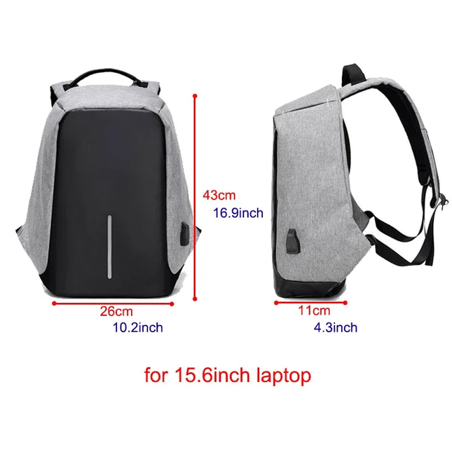 Anti-theft Backpack Bag 15.6 Inch Laptop Men Mochila Male...