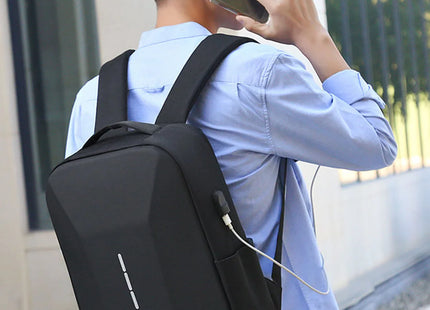 Waterproof Casual Laptop Backpack Anti-splash USB Charging Business Travel Bag For Men