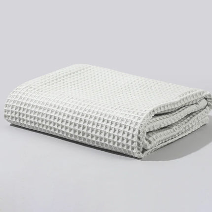 Waffle Baby Blanket Summer Swaddle Wrap Cotton Gauze Soft Baby Receiving Blanket Stroller Covers Crib Quilt Toddler Bath Towels