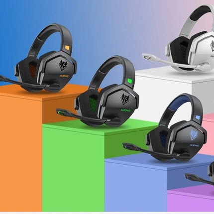 NUBWO G06 Dual Wireless Gaming Headset with Microphone for PS5, PS4, PC, Mobile, Switch, 2.4GHz Bluetooth 5.3 Gaming Headphones