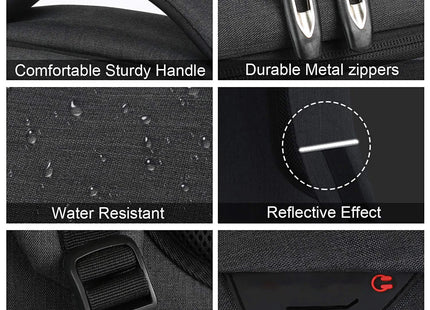 Man Backpack Men Travel Bag Outdoor Camera Lens Bag Black Ergonomics Laptop Bag Large Capacity Mountaineering Waterproof Handbag